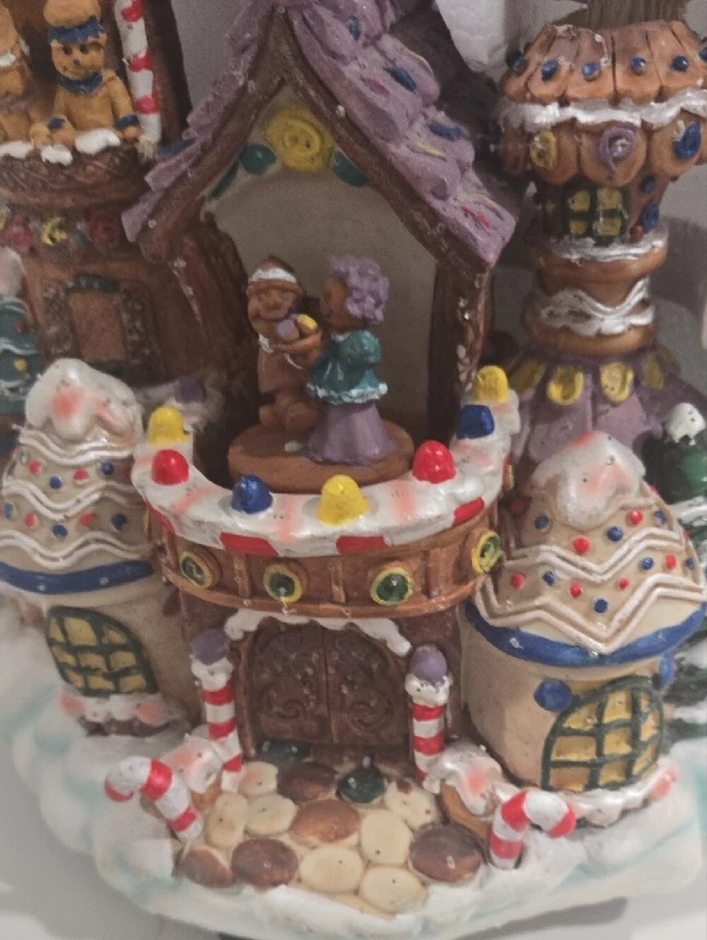 Target Festive Gingerbread Castle Figurine with Colorful Accents